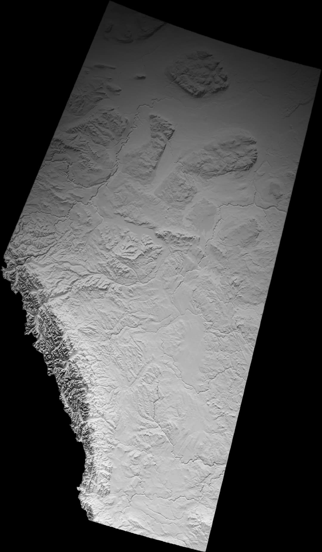 Alberta map background